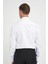 Slim Fit %100 Pamuk Non Iron Kumaş Klasik Beyaz Gömlek Gk 734 5
