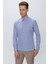 Gk 664 Slim Fit Mavi Klasik Gömlek 4