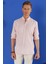 G 1555 Slim Fit Mercan Klasik Gömlek 2