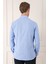 Slim Fit Düğmeli Yaka %100 Pamuk Klasik Koyu Mavi Gömlek Gk 723 5