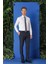 Gk 719 Slim Fit Dokulu Pamuklu Klasik Mavi Gömlek 4