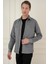 G 1581 Slim Fit Gri Klasik Gömlek 2