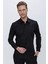 Gk 665 Slim Fit Siyah Klasik Gömlek 1