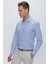Gk 675 Slim Fit Mavi Klasik Gömlek 3