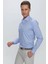 Gk 675 Slim Fit Mavi Klasik Gömlek 4
