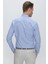 Gk 675 Slim Fit Mavi Klasik Gömlek 5