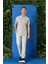 Slim Fit Düğmeli Yaka Desenli Kısa Kol Pamuk Gri Gömlek G 1503 5
