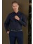 Gk 691 Slim Fit Lacivert Klasik Gömlek 3