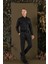 Gk 706 Slim Fit Siyah Klasik Gömlek 1
