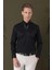 Gk 710 Slim Fit Siyah Klasik Gömlek 2