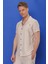 G 1549 Slim Fit Bej Klasik Gömlek 1