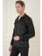 G 1578 Slim Fit Siyah Klasik Gömlek 3