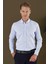 Gk 706 Slim Fit Mavi Klasik Gömlek 4