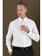 Gk 703 Slim Fit Beyaz Klasik Gömlek 4