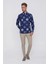 G 1515 Slim Fit Lacivert Spor Gömlek 3