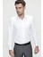 Slim Fit Pamuk Saten Klasik Beyaz Gömlek Gk 624 1