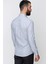 Slim Fit Pamuk Saten Klasik Gri Gömlek Gk 604 4