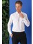 Slim Fit Duble Manşet %100 Pamuk Klasik Beyaz Gömlek Gk 682 1