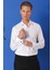 Slim Fit Duble Manşet %100 Pamuk Klasik Beyaz Gömlek Gk 682 2