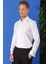 Slim Fit Duble Manşet %100 Pamuk Klasik Beyaz Gömlek Gk 682 3