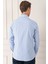 Slim Fit Dikine Çizgili %100 Pamuk Klasik Mavi Beyaz Gömlek Gk 721 5