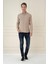 Slim Fit %100 Modal Uzun Kol Klasik Bej Gömlek Gk 743 1