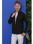 G 1552 Slim Fit Siyah Klasik Gömlek 4