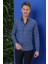 G 1540 Slim Fit Lacivert Klasik Gömlek 1