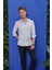 G 1532 Slim Fit Mavi Klasik Gömlek 1