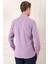 Comfort Fit Balıksırtı Dokuma %100 Pamuk Klasik Mor Gömlek Gk 722 5