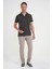 Slim Fit Apaş Yaka Modal Karışımlı Kısa Kol Kahverengi Gömlek G 1590 1