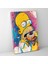 The Simpsons Kanvas Tablo - Pop Art Tarzı Duvar Sanatı - The Simpsons Pop Art Renkli Duvar Dekorasyonu 1