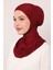 Bordo Hijabchi Boyunluklu Bone 1