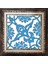 20 x 20 cm Sp 83 Mavi Beyaz Iznik Rumi Kütahya Çini Pano 1
