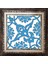 20 x 20 cm Sp 83 Mavi Beyaz Iznik Rumi Kütahya Çini Pano 3