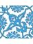 20 x 20 cm Sp 83 Mavi Beyaz Iznik Rumi Kütahya Çini Pano 4