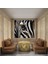 Gerçekçi Zebra Kanvas Tablo - Yağlı Boya Duvar Sanatı - Zebra Gerçekçi Işık ve Gölge Oyunu Kanvas 3