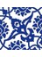 20 x 20 cm Sp 83 Kobalt Beyaz Iznik Rumi Desenli Çini Pano 4