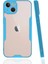 iPhone 13 Kılıf Platin Silikon - Mavi - ASOY6556-6209 1