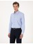 Erkek Mavi Regular Fit Uzun Kollu Basic Gömlek 50316742-VR036 3