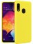Samsung Galaxy A30 İçi Kadife Silikon Kılıf Sarı 1
