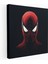 Spiderman Duvar Sanatı - Minimalist Maske Kanvas Tablo Baskı - Örümcek Adam Maske Grafik Tasarım 1