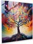 Enerji Veren Hayat Ağacı Duvar Sanatı - Hayat Ağacı Kanvas Tablo Duvar Sanatı 1