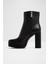 Vaylen Bot Yüksek Topuklu Botlar Şık Bot - Siyah 3