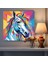 Pop Art Unicorn Kanvas Tablo - Unicorn Canlı Eğlenceli 3