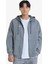 Rival Fleece FZ Hood Erkek Gri Sweatshirt.025 11