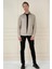 G 1581 Slim Fit Bej Klasik Gömlek 1