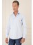 Slim Fit %100 Pamuk Non Iron Kumaş Klasik Mavi Gömlek Gk 735 4