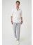 Slim Fit Gofre Kumaş Desenli Kısa Kol Beyaz Gömlek G 1592 1