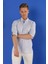 G 1555 Slim Fit Koyu Mavi Klasik Gömlek 2